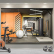 Home Gym Mirror for Wall,48x24x3PCS Full Length,Glass Frameless Body Large Mirror for Home Gym,Workout,Bedroom,Garage(Black)