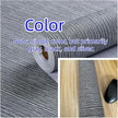 Haimin Grasscloth Wallpaper Textured 24in X 393in Fabric Contact Paper Gray Wall Paper Textured Linen Wallpaper Peel and Stick Self-Adhesive Thick Vinyl Embossed Film Wallpaper (Gray)