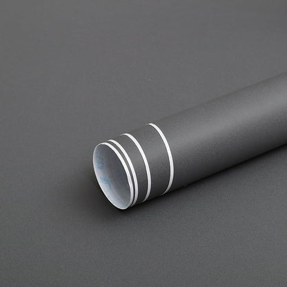15.7"x394" Dark Grey Peel and Stick Wallpaper - Matte Grey Contact Paper for Bedroom, Wallcovering, Countertops