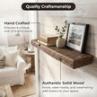Reclaimed Wood Floating Shelves Real Solid Wood Floating Chunky Natural Floating Shelves Rustic