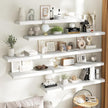 72 Inch Long Floating Shelves for Wall Set of 2, 12