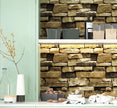 Rock Peel and Stick Wallpaper - Self-Adhesive & Removable Wallpaper Stone Decorations Contact Paper 17.7