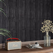 CRE8TIVE Black Grasscloth Wallpaper Peel and Stick Textured Black Wallpaper Grasscloth Contact Paper for Cabinets and Drawers 12