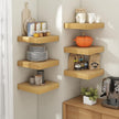 12 Inch Square Floating Shelves for Wall 2 Pack, 12