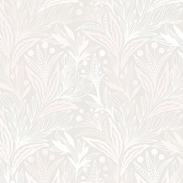 Peel and Stick Wallpaper Boho Contact Paper Beige Neutral Leaf Wall Paper Modern Self Adhesive Removable Wallpaper for Bedroom Living Room Waterproof Vinyl Roll 17.3"x393"