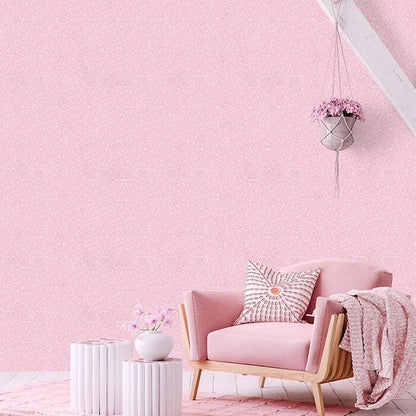 Pink Peel and Stick Self Adhesive Wallpaper - Removable Waterproof Bathroom Countertop Contact Paper - Kitchen Vinyl Wrap for Cabinet Countertops - Wall Cover Counter Top Paper 15.7" X 590.5"