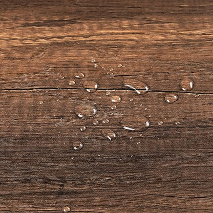 Stickyart Distressed Brown Wood Wallpaper Peel and Stick Wallpaper for Cabinets Contact Paper Self Adhesive Removable Wood Grain Wall Paper Vinyl for Bookcases Tables Door Furniture 12"x315"