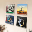 upsimples 18 Pack Vinyl Record Wall Mount Shelves, 12