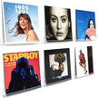 Vinyl Record Shelf Wall Mount, 12 inch Clear Acrylic Album Record Holder Display, Floating Shelves for Wall, Magazine Shelf, Kids Bookshelf, Suitable for Bedroom, Living Room, etc.—6 Pack
