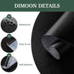 Dimoon 17.7''x393'' Peel and Stick Wallpaper Black Contact Paper for New Environmentally Friendly Materials Thickening Upgrade Embossed Renter Friendly Wall Paper Modern Vinyl Wrap Countertop Bedroom