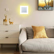 Kawell Modern 10W LED Wall Sconces Indoor LED Wall Light Square Acrylic LED Wall Lamp Minimalists LED Wall Light Sconce for Bedroom Living Room Stairwell Hallway Lounge, Warm White