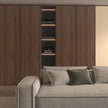 BOMENG Large Walnut Wood Wallpaper Peel and Stick Matte 48