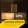 GETINLIGHT 18-inch Hardwired Only 3 Color LED Under Cabinet Lighting, Selectable 3000K/4000K/5000K, Dimmable, Matte White Finished, ETL Listed, IN-0201-12-WH-345K