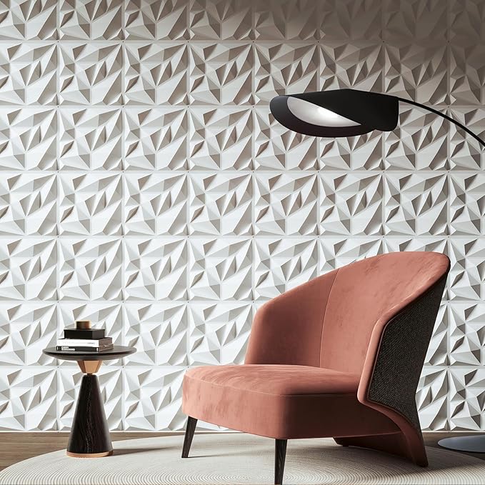 Art3d 20 Pack Decorative 3D Wall Panels for Interior Wall Decor Living Room, 11.8