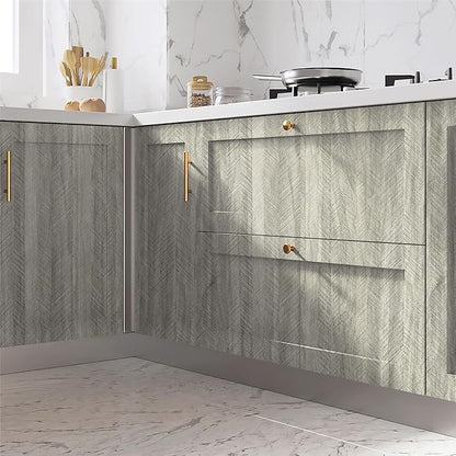 Safiyya 118"×15.7" Contact Paper Peel and Stick Wallpaper Wood Contact Paper for Countertops Wall Paper Self Adhesive Removable Wallpaper for Cabinets and Drawers Waterproof Vinyl