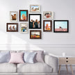 LUCKYLIFE Picture Frame Set 10-Pack, Gallery Wall Frame Collage with 8x10 5x7 4x6 Frames in 3 Different Finishes