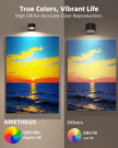 Picture Lights for Wall, 2000mAh Rechargeable Magnetic Art Lights with 3 Color Temps & RGB, Remote Dimmable Battery Operated Wall Light for Bedroom, Living Room, Gallery (Black, 3 Pack)