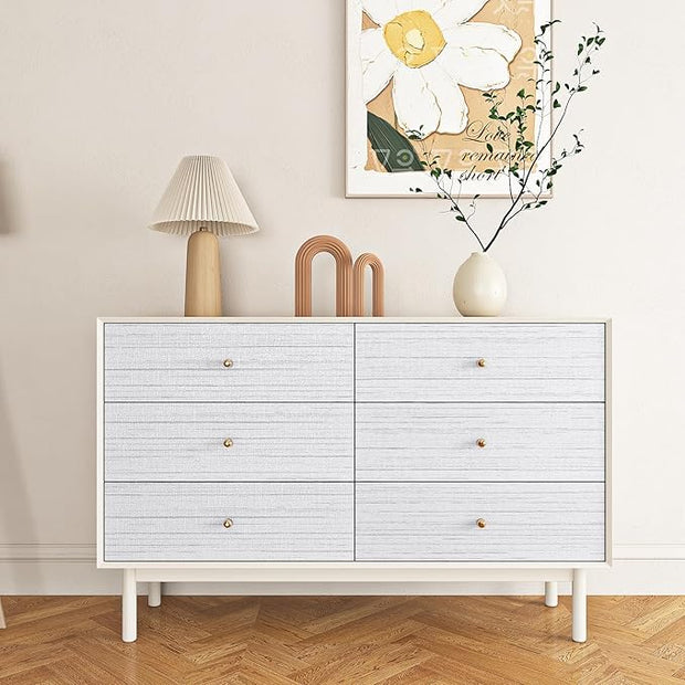 Livelynine White Grasscloth Peel and Stick Wallpaper Textured Grass Cloth Wall Paper Peel & Stick Modern Bathroom Bedroom RV Wall Covering Removable Texture White Contact Paper for Cabinets 15.8x78.8