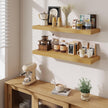 Fun Memories Floating Shelves for Wall 36 Inches, Wood Shelves with Invisible Bracket, 10