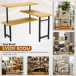 3-Tier Bamboo Corner Countertop Organizer with Extended Top Tier – Kitchen Counter Shelf for Small Spaces, Coffee Bar Organizer, Spice Rack, Bathroom Counter Storage, Space Saver