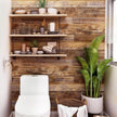 Yun-aeon Brown Wood Peel and Stick Wallpaper 17.3