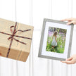 Vittanly 8.5x11 Picture Frames Set of 9, Shatter Resistant Plexiglass, Display 6x8 Pictures with Mat or 8.5x11 without Mat, Photo Frames for Wall or Tabletop, Engineered Wood, Grey