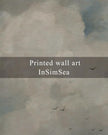 InSimSea Framed Canvas Wall Art Vintage Decor, Home Decor Classical Oil Paintings Sky Cloud Birds Prints, Vintage Landscape Large Wall Art for Living Room Bedroom Bathroom Office Decor, 20