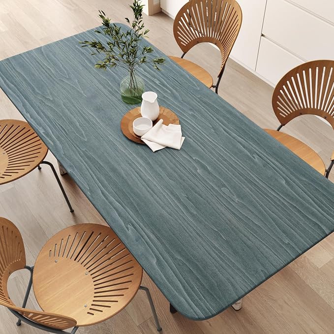 Wallercity Gray/Blue Weathered Wood Contact Paper for Countertops Vintage Peel and Stick Wooden Wallpaper for Bathroom Kitchen Cabinets Self Adhesive Wood Wall Paper for Desk Table Tops 15.8''x78.7''