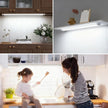 2Pcs 16 Inch Under Cabinet Lights with Hand Wave, Under Counter Lighting 5000K Cold White,Dimmable,Plug and Play,LED Lights for Kitchen Cabinet, Cupboard, Closet, Desk