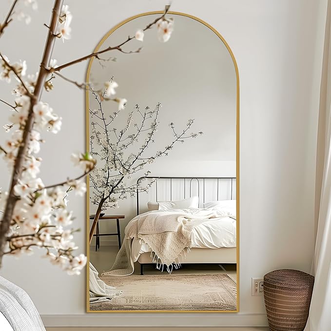 NicBex Oversized Full Length Mirror with Stand, 76