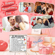 Valentines Desk Decor, Valentine's Day Home Office Table Sign for Wife Daughter from Dad Husband, Valentine Gifts Decorations for Porch Tiered Tray Shelf Party, 10 Reasons Why I Love You