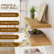 Floating Shelves for Wall, 8 Inch Deep Floating Shelves, 24