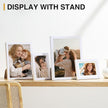 Vittanly Picture Frames Set of 16, Gallery Wall Frame Set with 2Pcs 11x14, 2Pcs 8x10, 6Pcs 5x7 and 6Pcs 4x6 Photo Frames, Picture Frames Collage Wall Decor for Wall or Tabletop Display, White