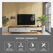 Bamboo Wall Panels for Interior Wall Decor: Natural Flexible Pole Wrap Decorative Wall Panel, Wainscoting Wall Cladding Paneling for Living Room,Bedroom,Office,Ceiling,Kitchen 1ft X 8ft