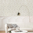 WENMER Geometric Hexagon Peel and Stick Wallpaper - 17.7 Inch x 472 Inch, Removable Self-Adhesive Vinyl Film for Bedroom, Bathroom, Shelf, Cabinet, Drawer