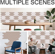 WoveN SounD Brick Acoustic Wall Panels Seamless Visual, High Density, Sound Proof Wall Decor, Noise Blocker Felt Wall Tiles for Home, Studio, Office & Focus Zones (Deep Camel), 16x12x0.4 Inch