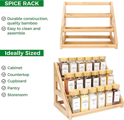 Spice Rack, Spice Organizer, for Kitchen, Countertop, Pantry, Spices Organizer for Cabinet.(S)