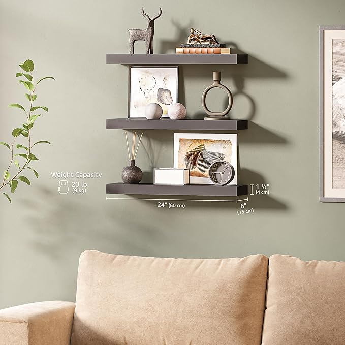 Ballucci Floating Shelves for Wall, 24