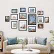 Vittanly Picture Frames Set of 14, Gallery Wall Frame Set with 2Pcs 11x14, 6Pcs 8x10 and 6Pcs 5x7 Photo Frames, Picture Frames Collage Wall Decor for Wall or Tabletop Display, Black
