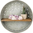 Primitives by Kathy 38024 Distressed Wall Shelf, Metal and Wood