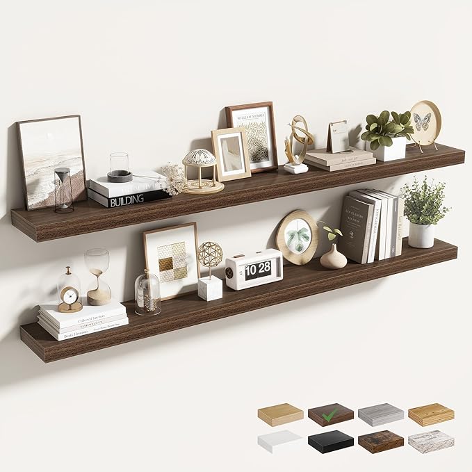 55 Inch Floating Shelves for Wall 2 Pack, 55