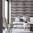 Yun-aeon Gray Wood Peel and Stick Wallpaper 34.6