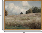 InSimSea Framed Canvas Wall Art Vintage Decor, Cornfield Countryside Scenery Rustic Farmhouse Wall Decoration, Country Decor Wall Art for Bedroom, Living Room Kitchen Bathroom, 11