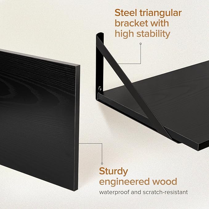 Deep Floating Shelves Wall Mounted, 16