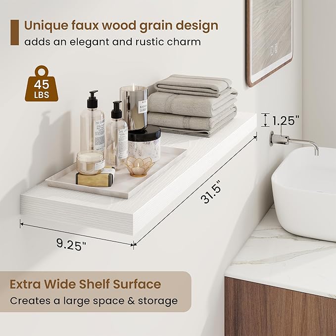 32in Floating Shelves for Wall, 32