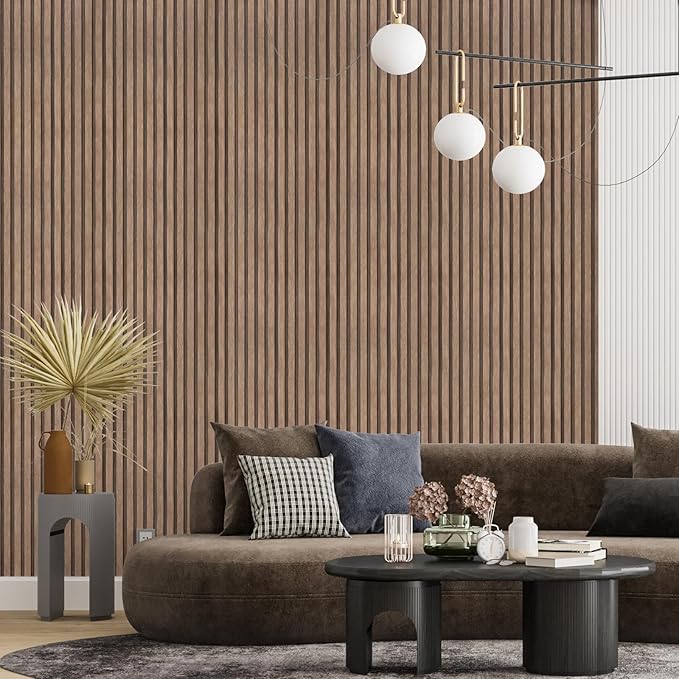 Yun-aeon Natural Wood Peel and Stick Wallpaper Wood Slats - 17.3