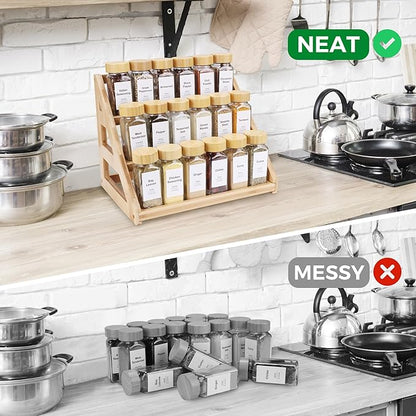 Spice Rack, Spice Organizer, for Kitchen, Countertop, Pantry, Spices Organizer for Cabinet.(S)