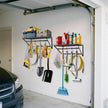 RedCall 2 Pack Garage Wall Shelf with 10 Hooks,23.5