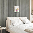 Grey Wood Wall Slat Panels Peel and Stick 3D Fluted Wood Panels for Interior Wall Decor 120