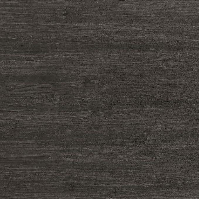 Dark Brown Wood Contact Paper Peel and Stick Wood Grain Wallpaper 15.74"x196" Air Guide Slot Design Self Adhesive Removable Wood Wrapping Paper Table Sticker Cover Wood Laminate Sheets Renter Friendly